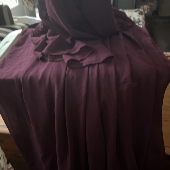 Show Me Your Mumu Merlot Emily Dress 1x. - Picture 4 of 4